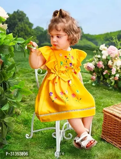 Stylish Printed Dress for Kid Girl