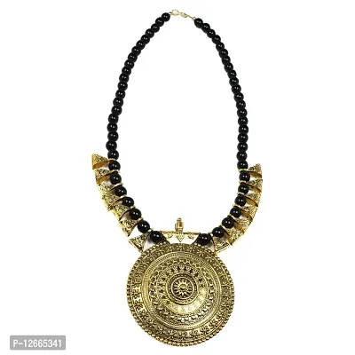 STAGLINE Handmade Silver Thread Beads Jewellery Necklace Set for Women Girls