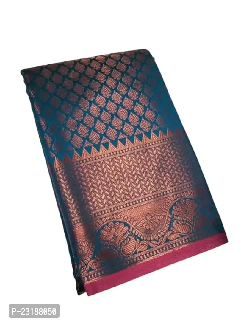 Kanjeevaram Brocade Silk Sarees With Blouse Piece