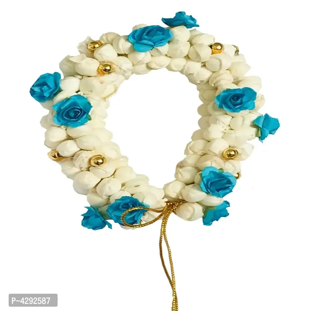 Fancy Artificial Flower Gajra Ban And Juda Hair Accessories For Women