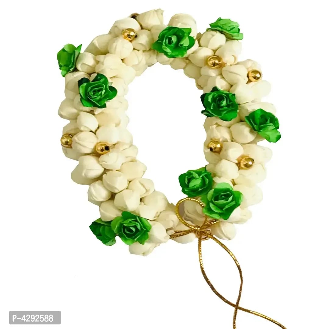 Fancy Artificial Flower Gajra Ban And Juda Hair Accessories For Women