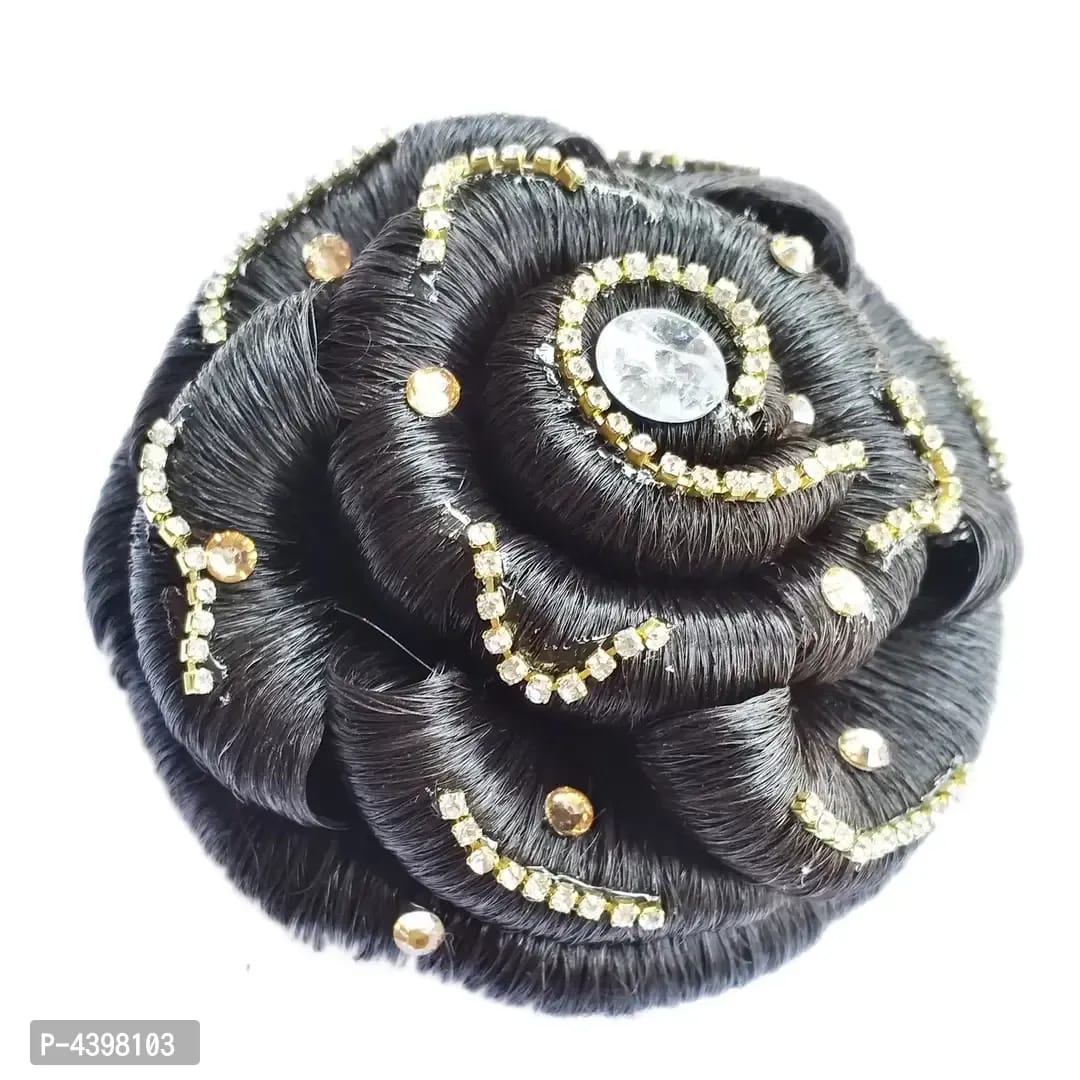 Women Stone Juda Extension For Bun Decorations