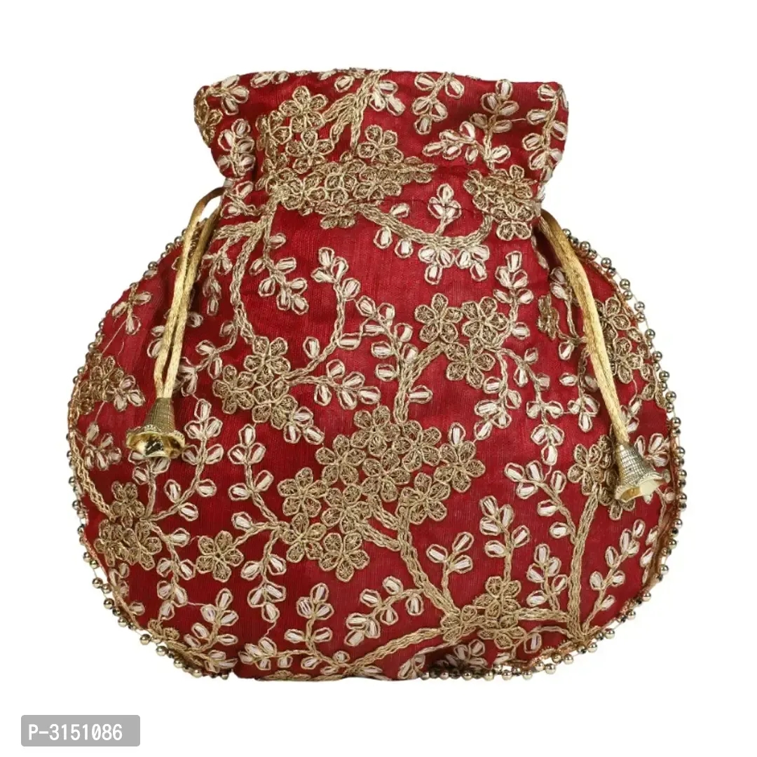 Designer Rajasthani Style Royal Silk Potli