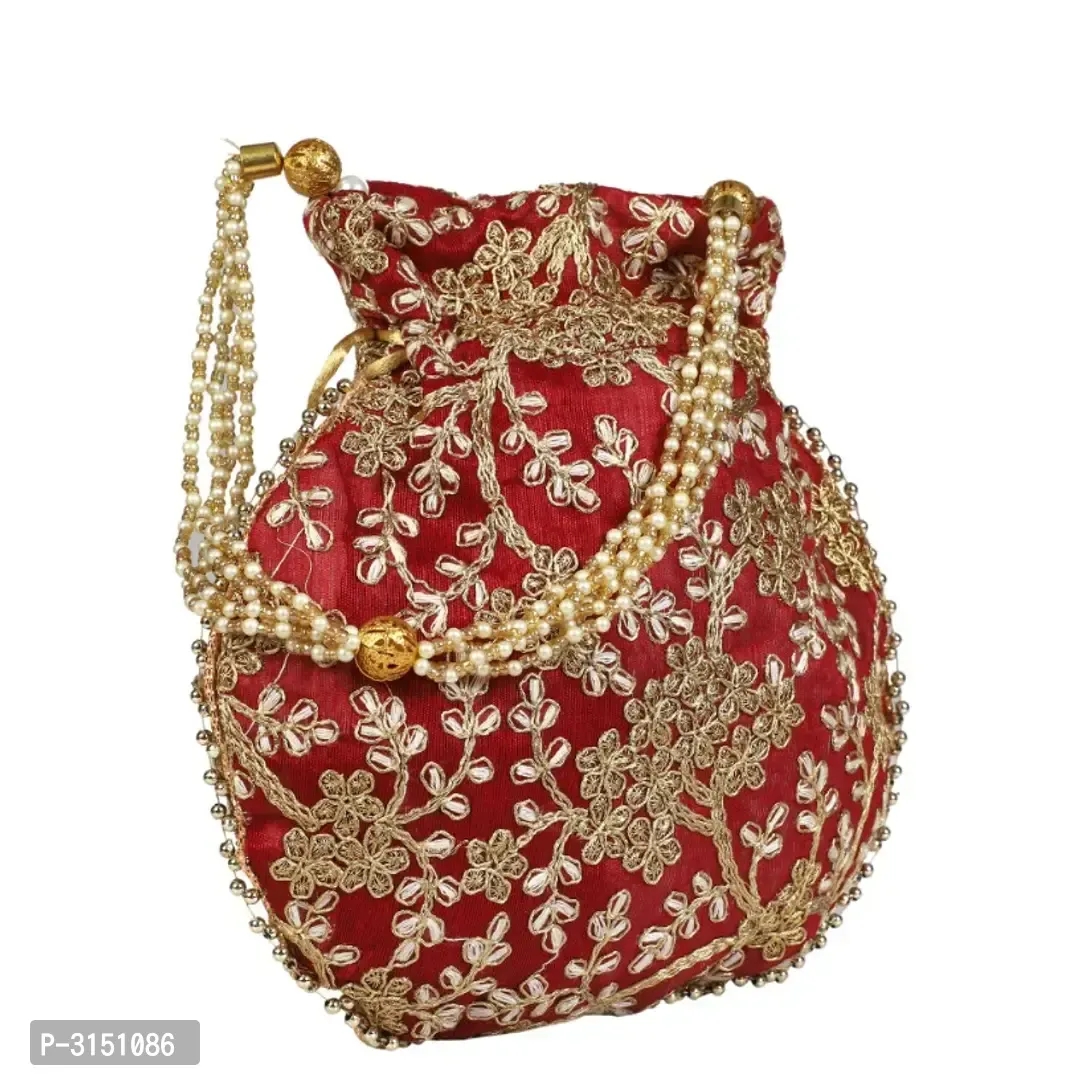 Designer Rajasthani Style Royal Silk Potli