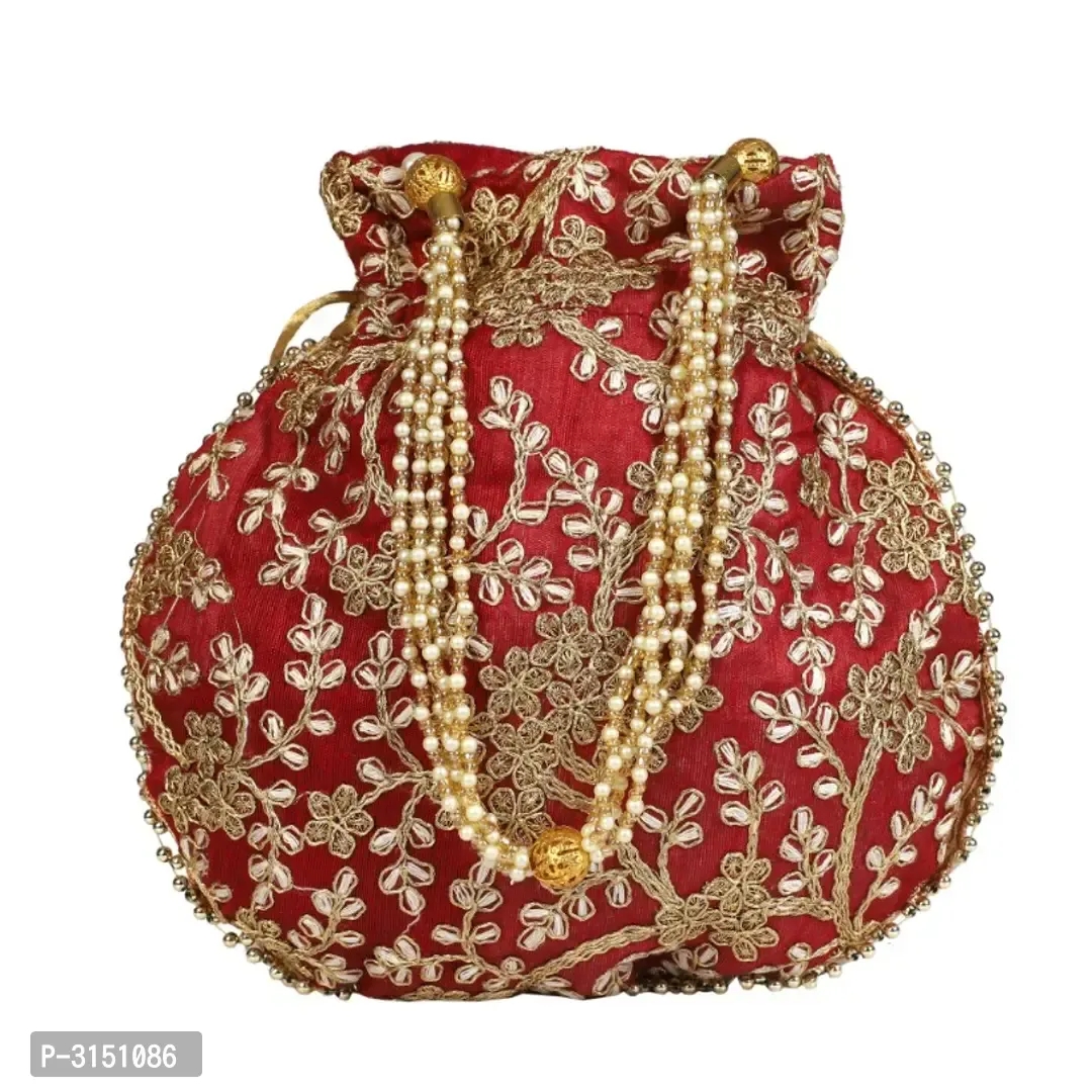 Designer Rajasthani Style Royal Silk Potli