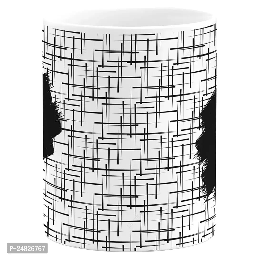 Rokoo Ceramic Coffee Mug (White, 350ml)