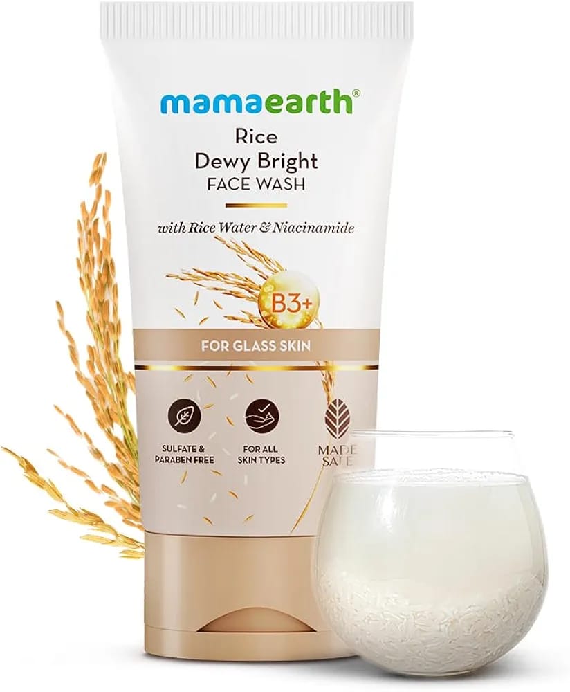 Mamaearth  rice face wash