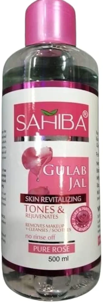 Sahiba Gulab Jal for skin tonned and glowing skin pack of 500 ml.