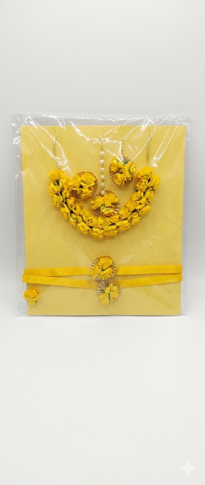 Haldi jwellery set