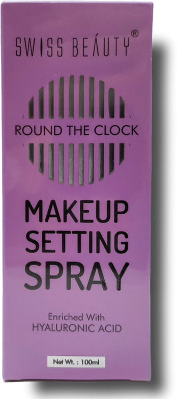 SWISS BEAUTY ROUND THE CLOCK SETTING SPRAY 100ML 1PCS Primer  - 100 ml (PURPLE)