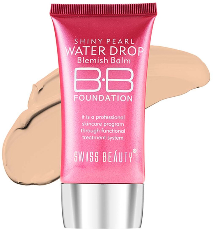 SWISS BEAUTY Pearl Water Drop BB Cream | Lightweight | Long Lasting | Radiant Finish Foundation (Shade-03, 40 ml)