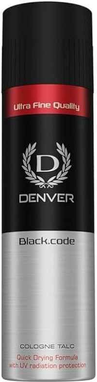 DENVER Black Code Premium Body Talc (300g+300g)
