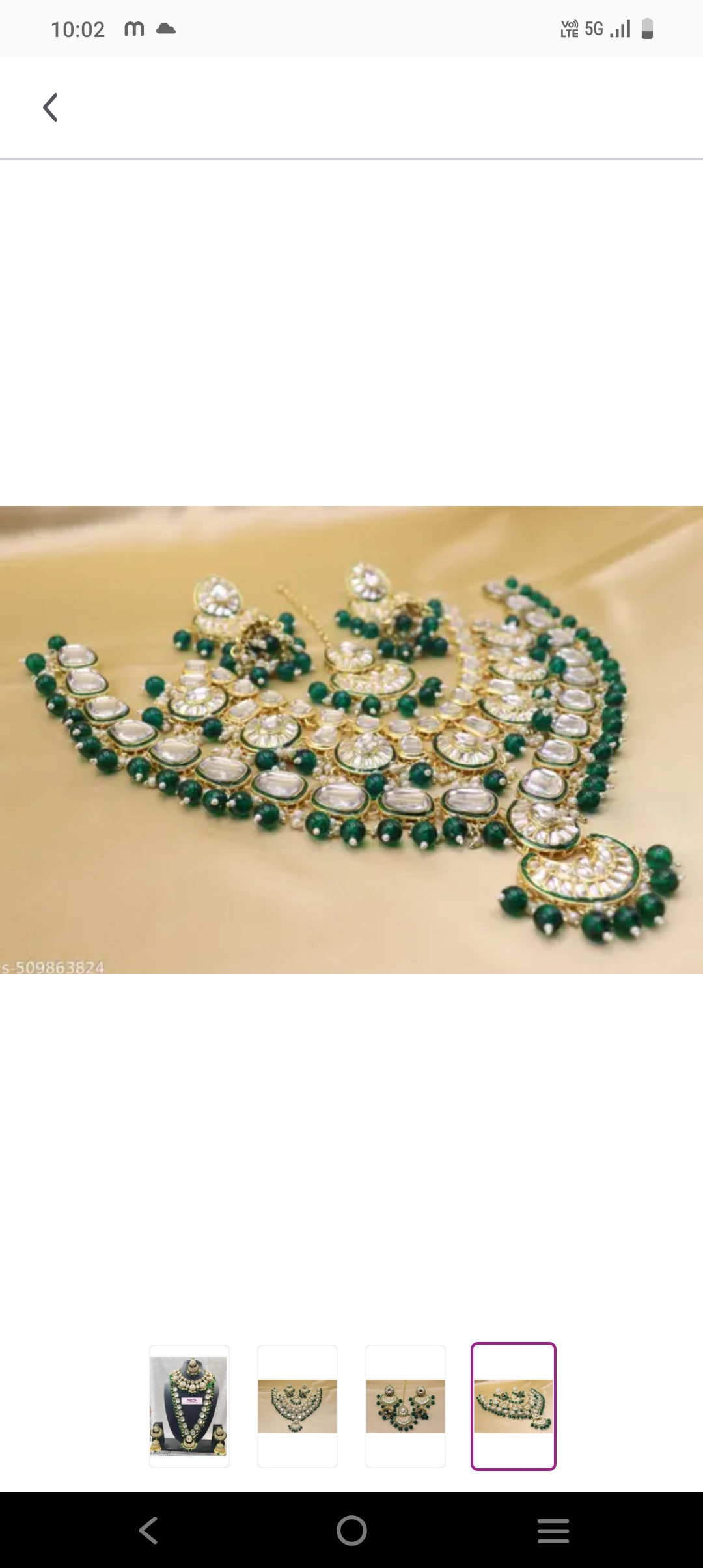 Bridal jewellery