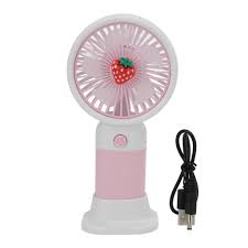 DEGNO USB charging mini portable fan with for school college indoor outdoor handheld charging battery mini fan rechargeable USB Fan (Multicolor)