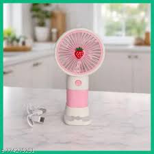 DEGNO USB charging mini portable fan with for school college indoor outdoor handheld charging battery mini fan rechargeable USB Fan (Multicolor)