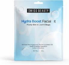 Swiss Beauty Care Hydra Boost Facial Kit designed for deep hydration.