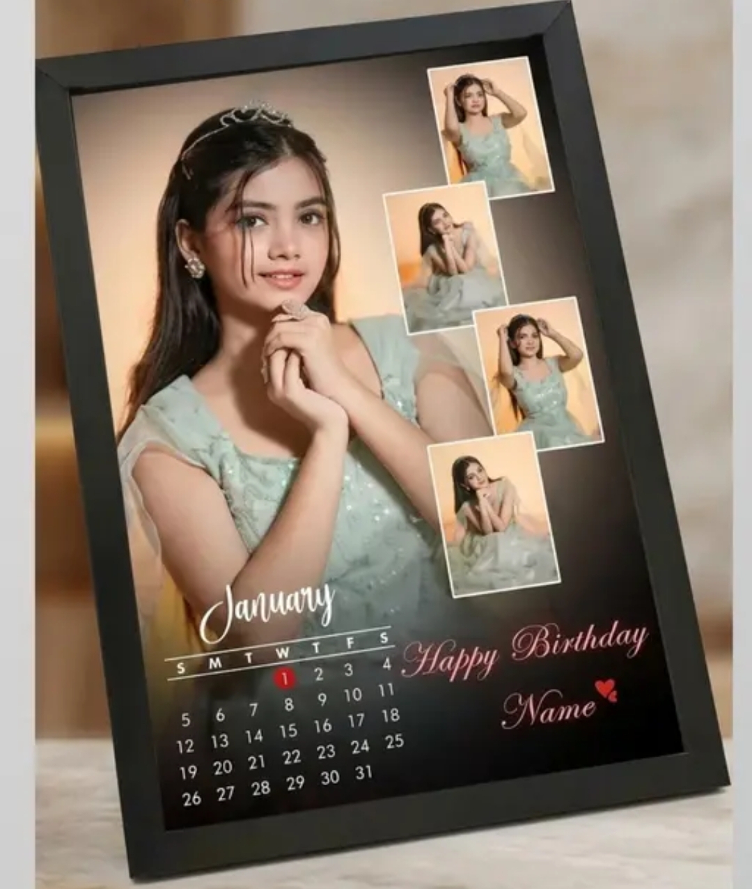 Birthday photo frame