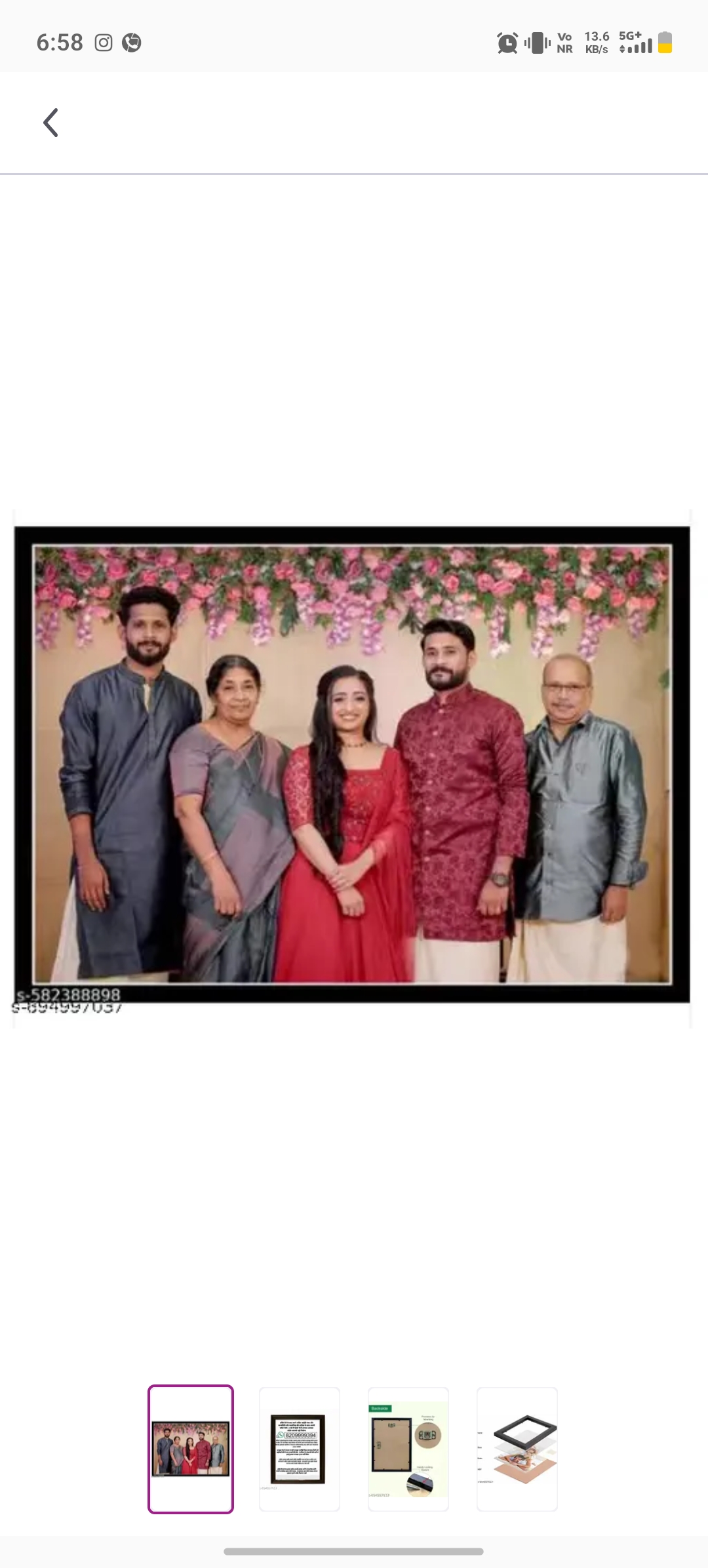 Family photo frame