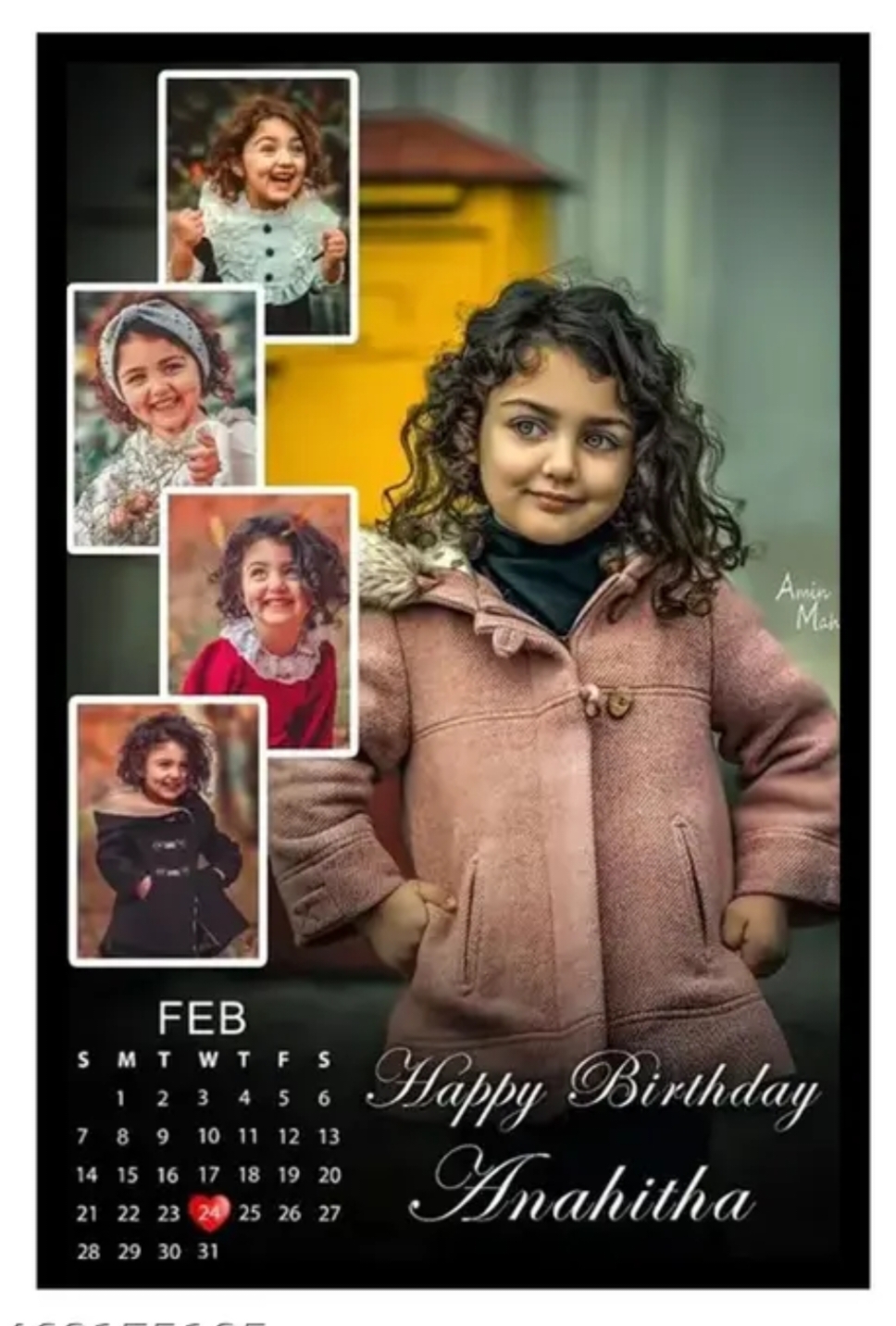 Birthday photo frame