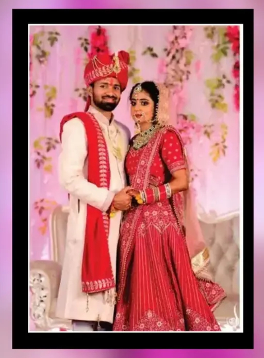 Couple photo frame