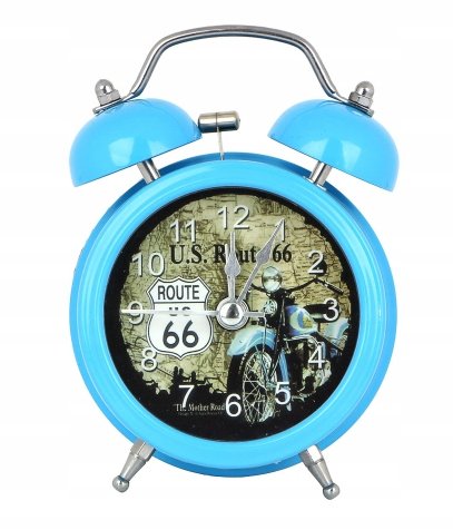 Bo sheng Analog Blue Clock