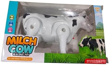 Cow Electric Toy for Kids - Interactive Light & Sound Walking Cow Toy Kids