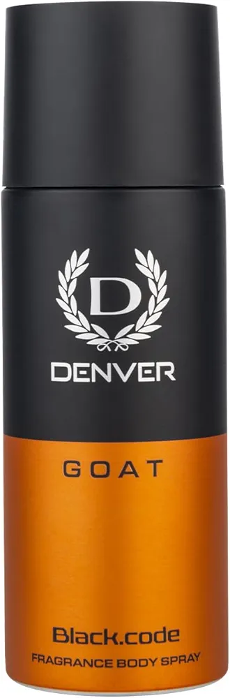 DENVER G O A T Black.code Deodorant Spray - For Men (150 ml)DENVER G O A T Black.code Deodorant Spray - For Men (150 ml)