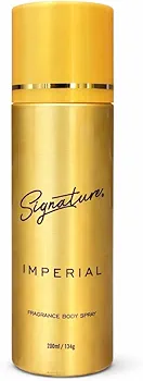 Signature Deodorant Body Spray 200 ml - Imperial | Aromatic Aquatic Fragrance | Long Lasting Fragrance | Fights Bo