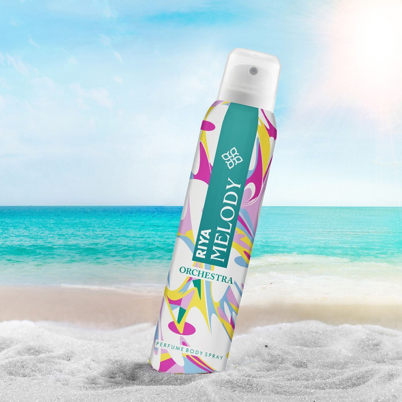 RIYA Melody Orchestra Body Spray | Green Geranium Deodorant Spray  -  For Women (150 ml/99gm)