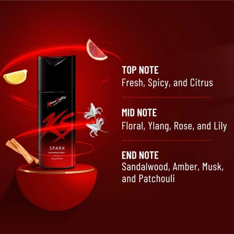 KS Spark Deodorant Spray  -  For Men (150 ml)