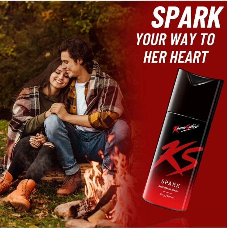 KS Spark Deodorant Spray  -  For Men (150 ml)
