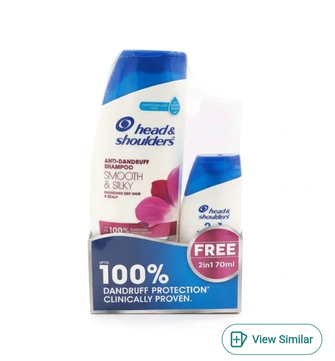 Head & Shoulders Anti Dandruff Shampoo 340ml Free 2in1 70ml Shampoo+Conditioner