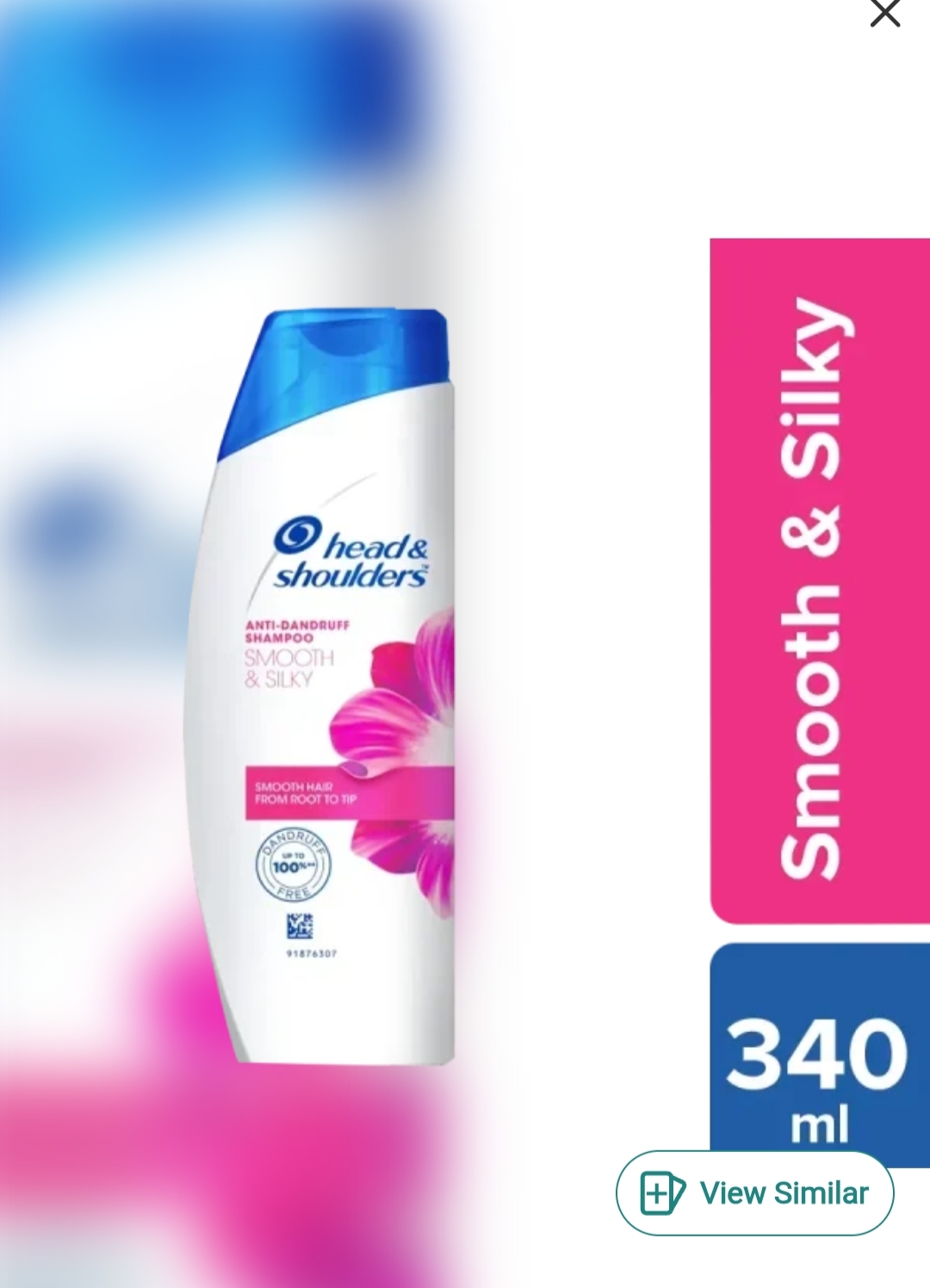 Head & Shoulders Anti Dandruff Shampoo 340ml Free 2in1 70ml Shampoo+Conditioner
