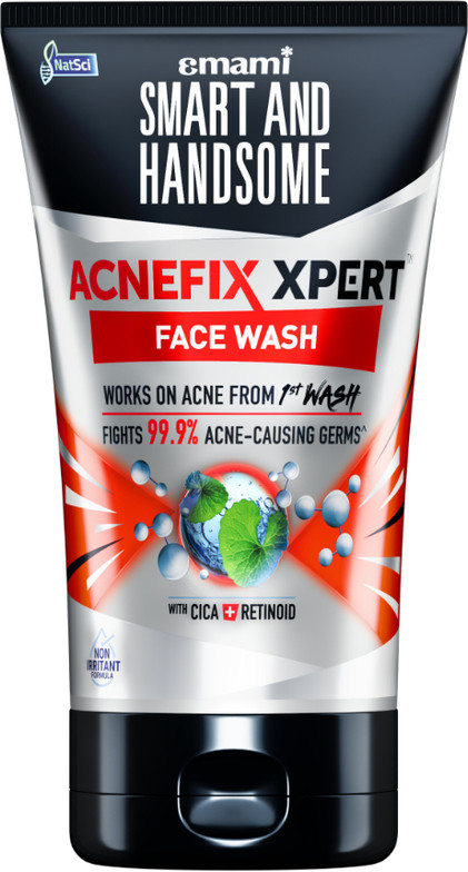 Smart and Handsome Acnefix Xpert  | Anti-Acne, Non-Irritant Formula Face Wash 150g