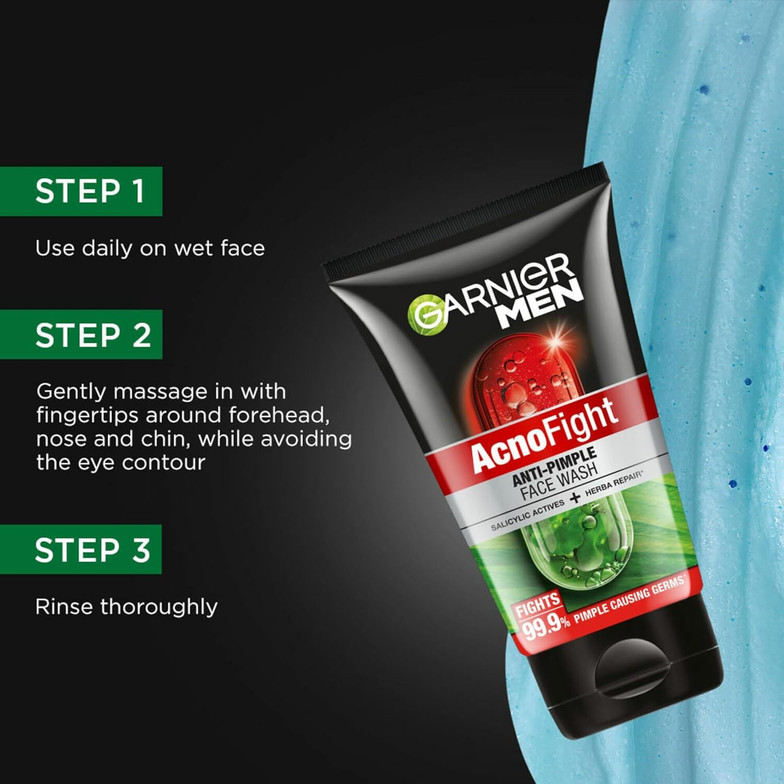 Garnier Men Men Acno Fight Anti-Pimple Face Wash (150 g)