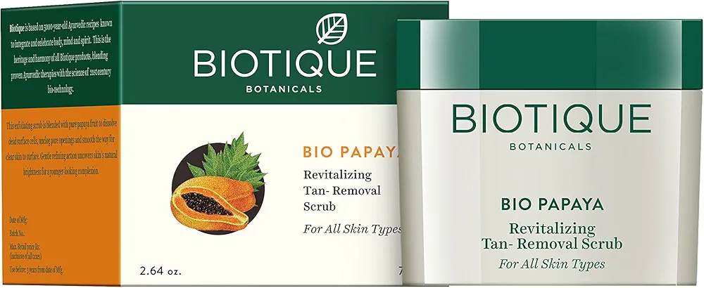 Biotique Bio Papaya Revitalizing Tan Removal Scrub