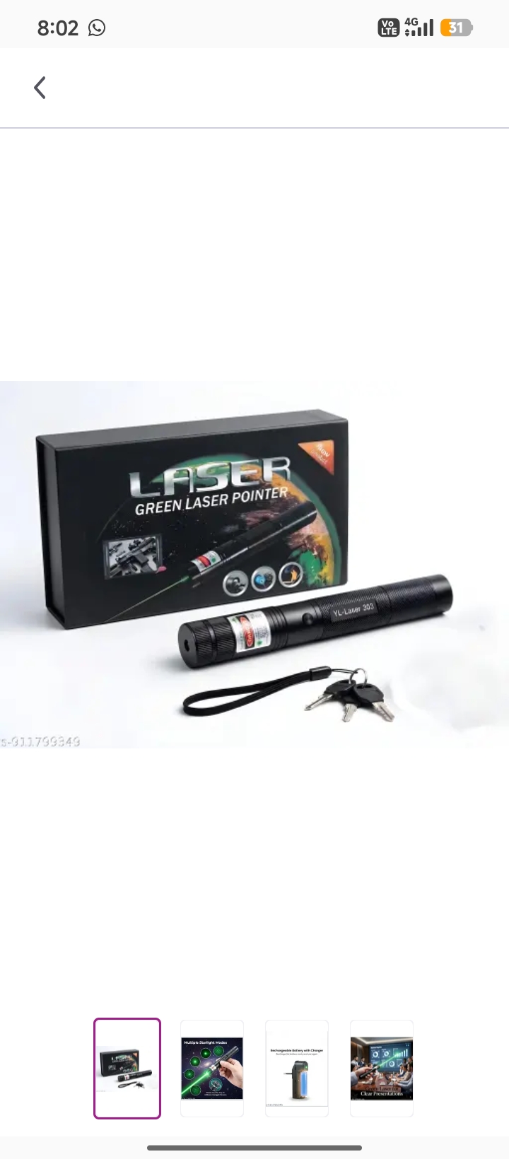 Laser light