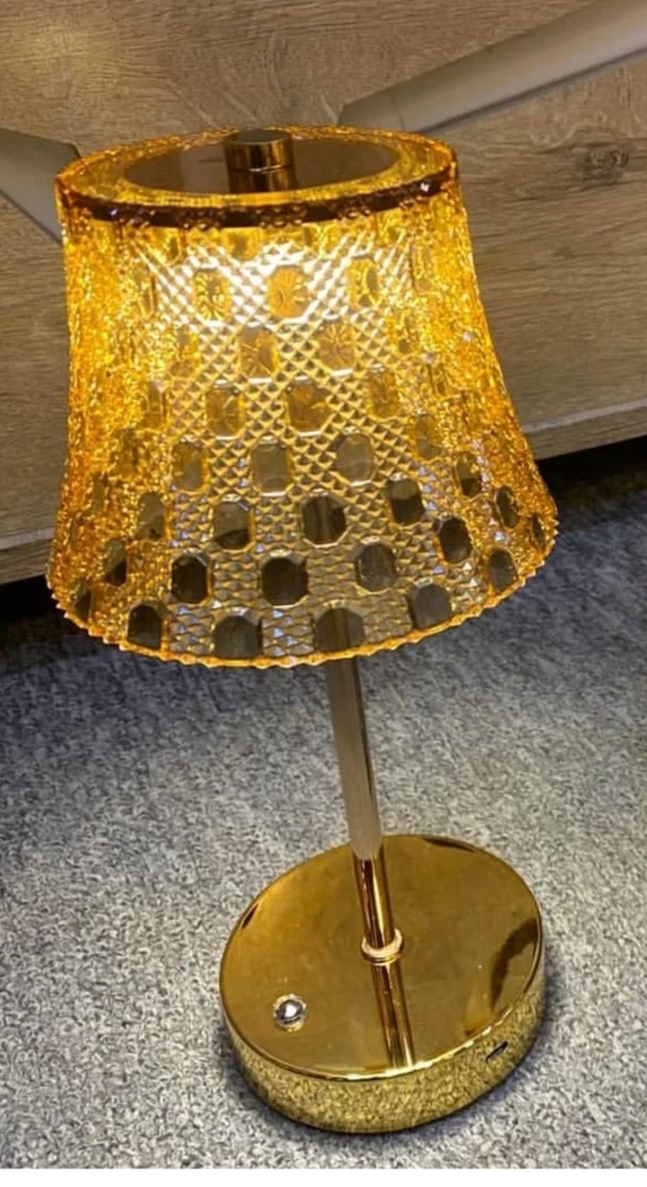 One Fire Wireless Table Lamp, 3 Colours, LED Table Lamp, Battery, 10-Way Dimmable, Vintage, Touch Lamp