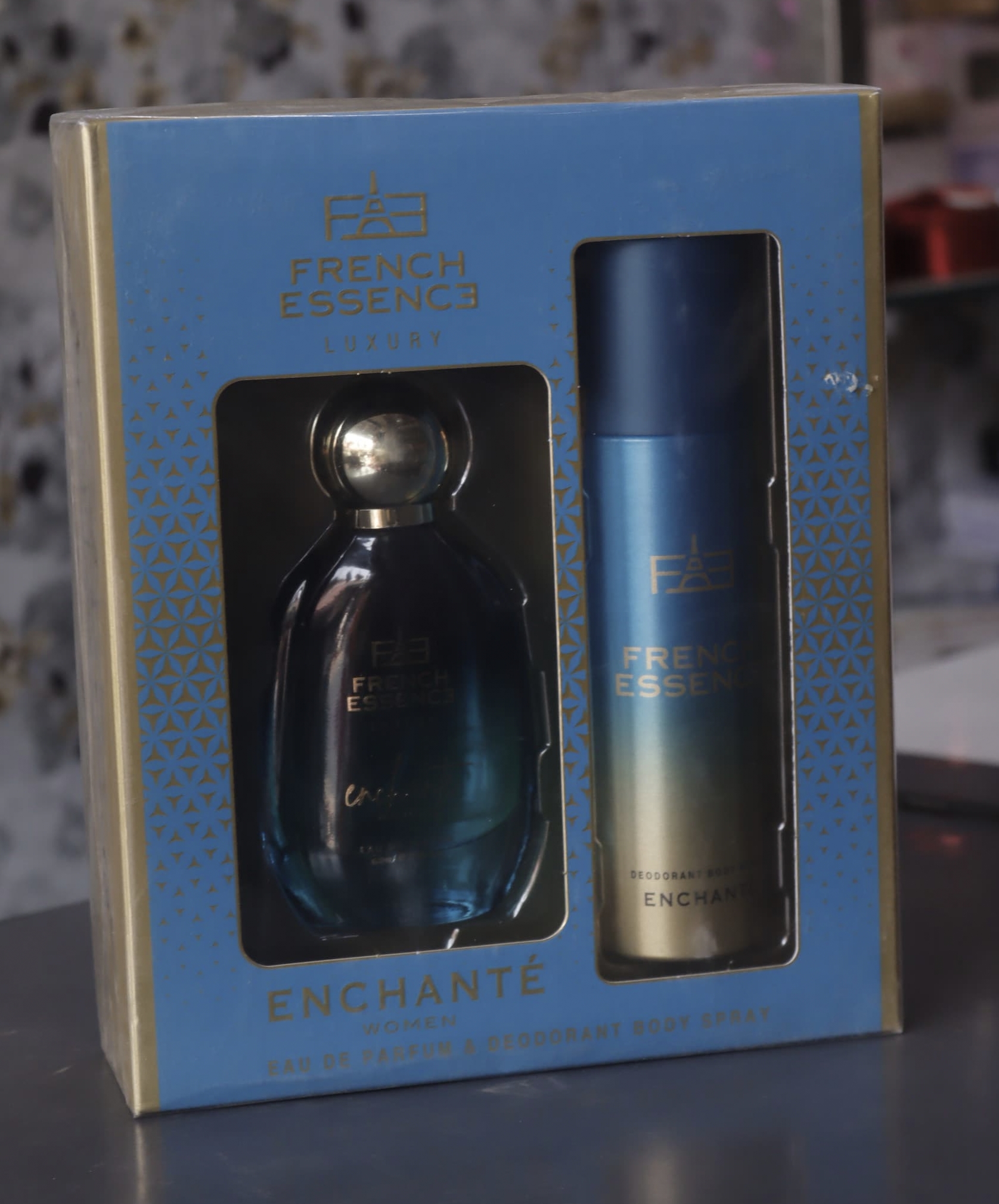 FRENCH ESSENCE Luxury Gift Set For Women - Perfume 60Ml & Deodorant 150Ml | Perfume and Deo Combo |Premium Gift for Wife & Girl Friend (Enchante)FRENCH ESSENCE Luxury Gift Set For Women - Perfume 60Ml & Deodorant 150Ml | Perfume and Deo Combo |P…