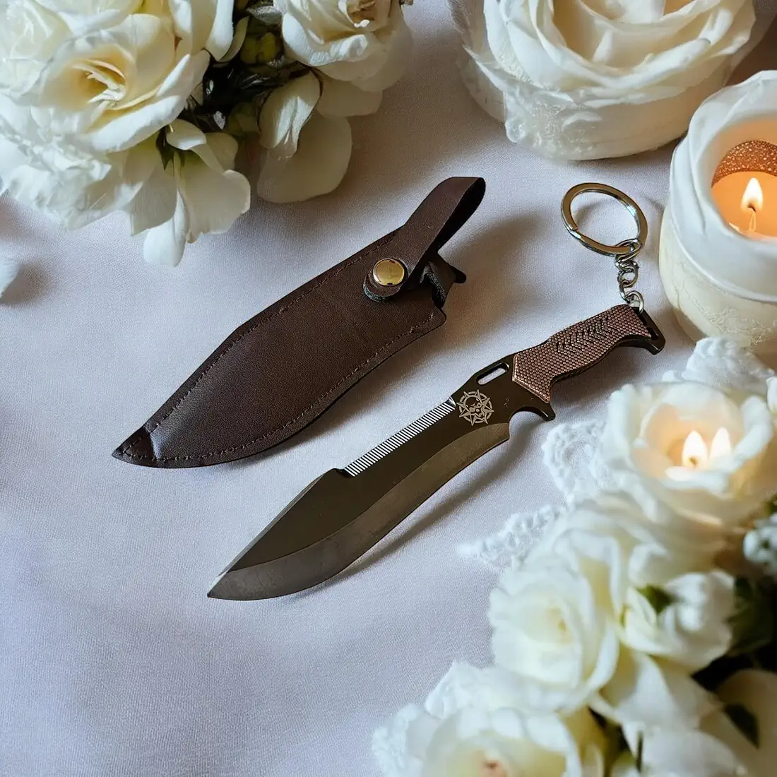 Premium Metal Knife Keychain (18x4x1 cm) – Stylish & Durable Accessory for BGMI & PUBG Fans – Perfect Gaming Collectible & Gift