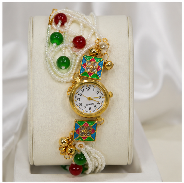 Heritage Mosaic Pearl Watch
