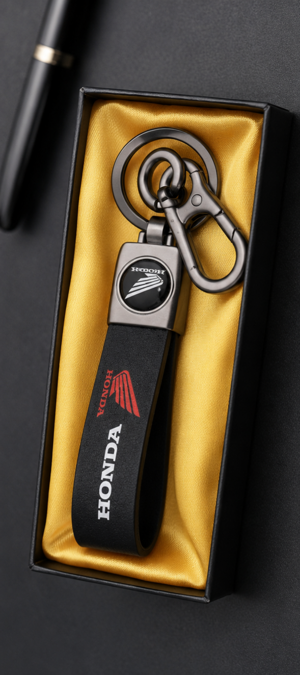 Honda Premium Leather Keychain