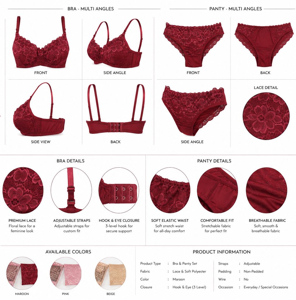 Nagina Luxury Lace Lingerie Set
