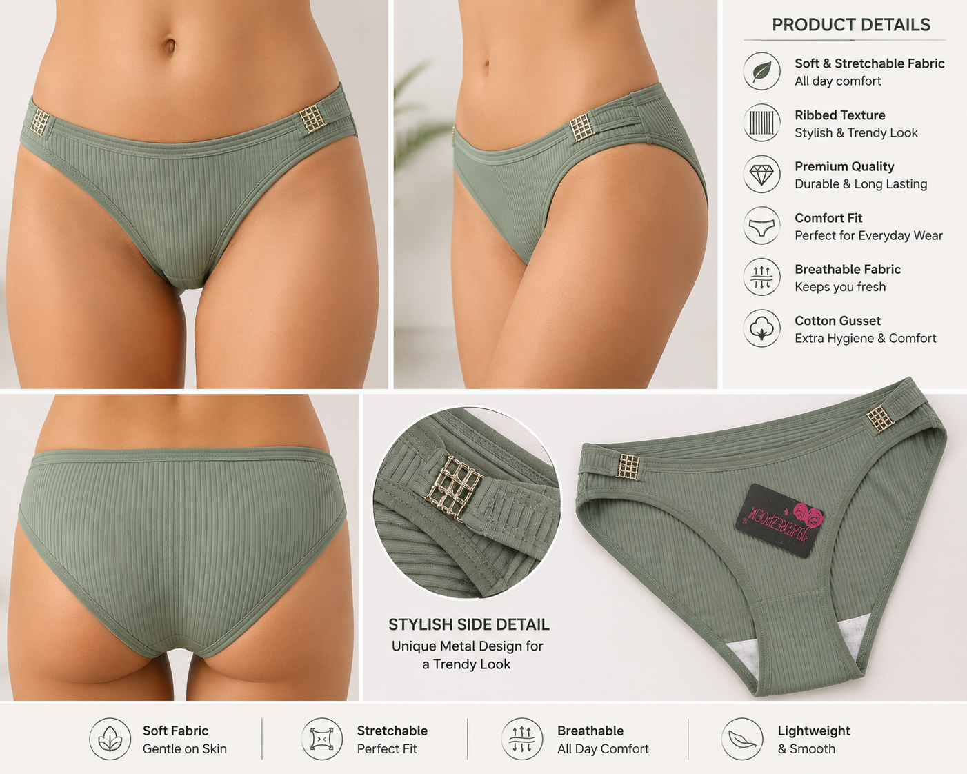 Comfort Luxe Ribbed Panty