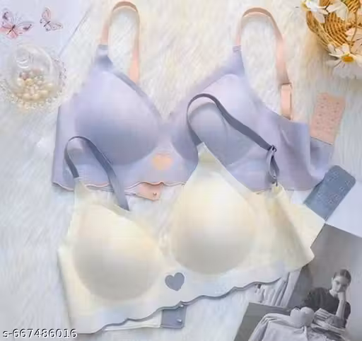 LuxeLift Heart-Detail Wire-Free Comfort Bra