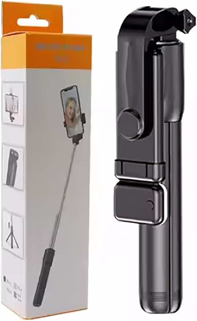 KWICKCLICK RS1 Bluetooth Selfie Stick with Wireless Remote & Tripod Stand | Extendable 3-in-1 Selfie Pole & Foldable Phone Holder for iPhone & Android | Lightweight Portable Vlogging Kit for Travel
