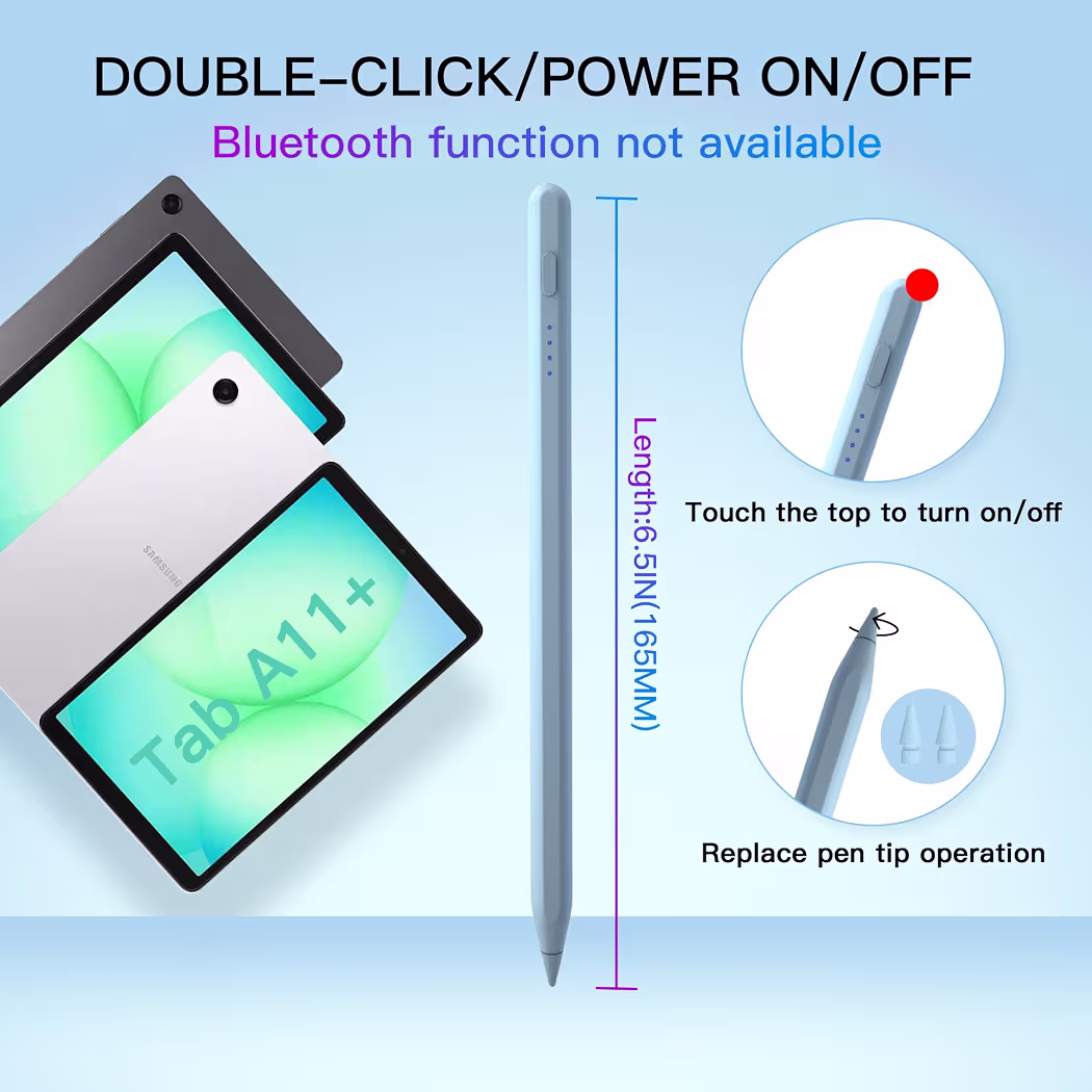 Tab A11+ Stylus Pen for Samsung Galaxy Tab A11/A9/A9+Plus Android Tablet Fast Charging, Precise S Pencil Touchscreens Stylists (Blue) 44% off