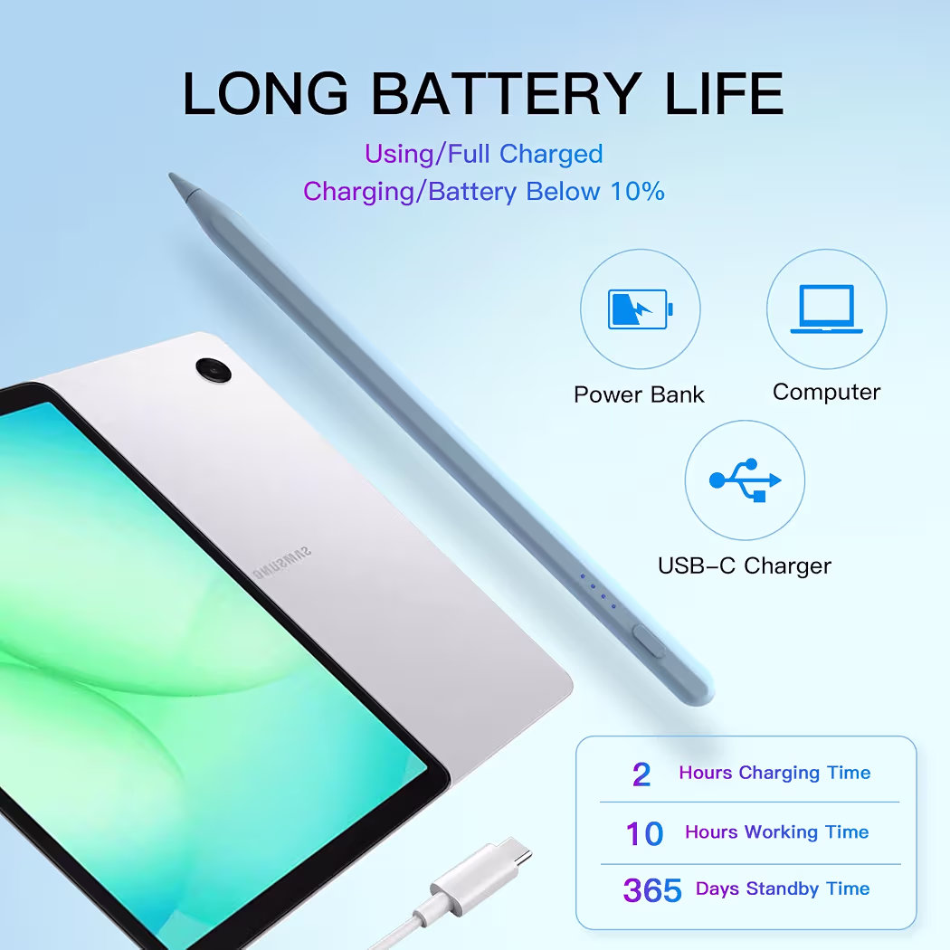 Tab A11+ Stylus Pen for Samsung Galaxy Tab A11/A9/A9+Plus Android Tablet Fast Charging, Precise S Pencil Touchscreens Stylists (Blue) 44% off