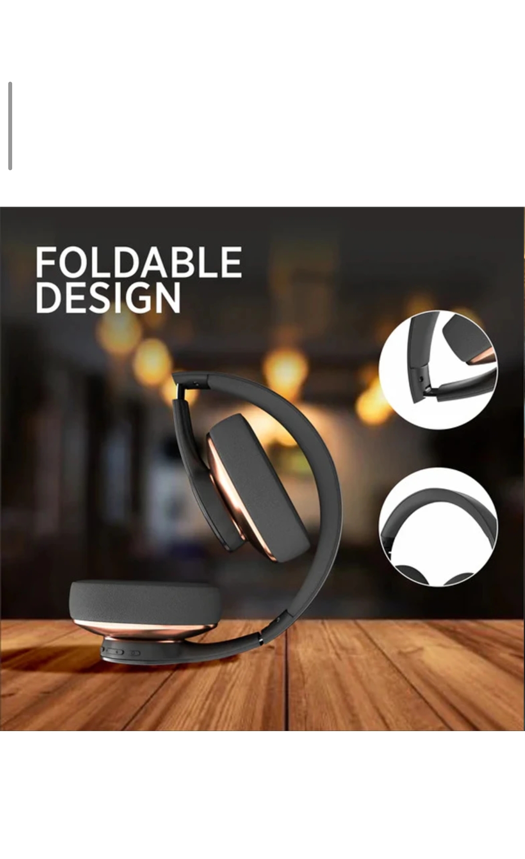 delphine Wireless Headphone HP-65 Tantra Over-Ear Active Noise Cancelling 60hr Playtime Bluetooth & Wired Headset (Black, On the Ear)