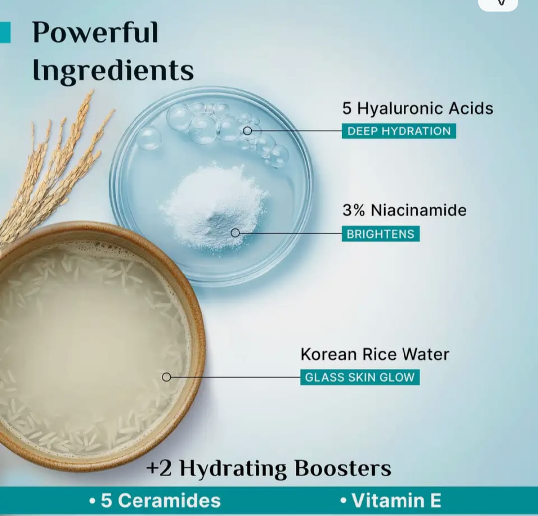 Pilgrim Korean Rice Water Hydra Glow Moisturizer
